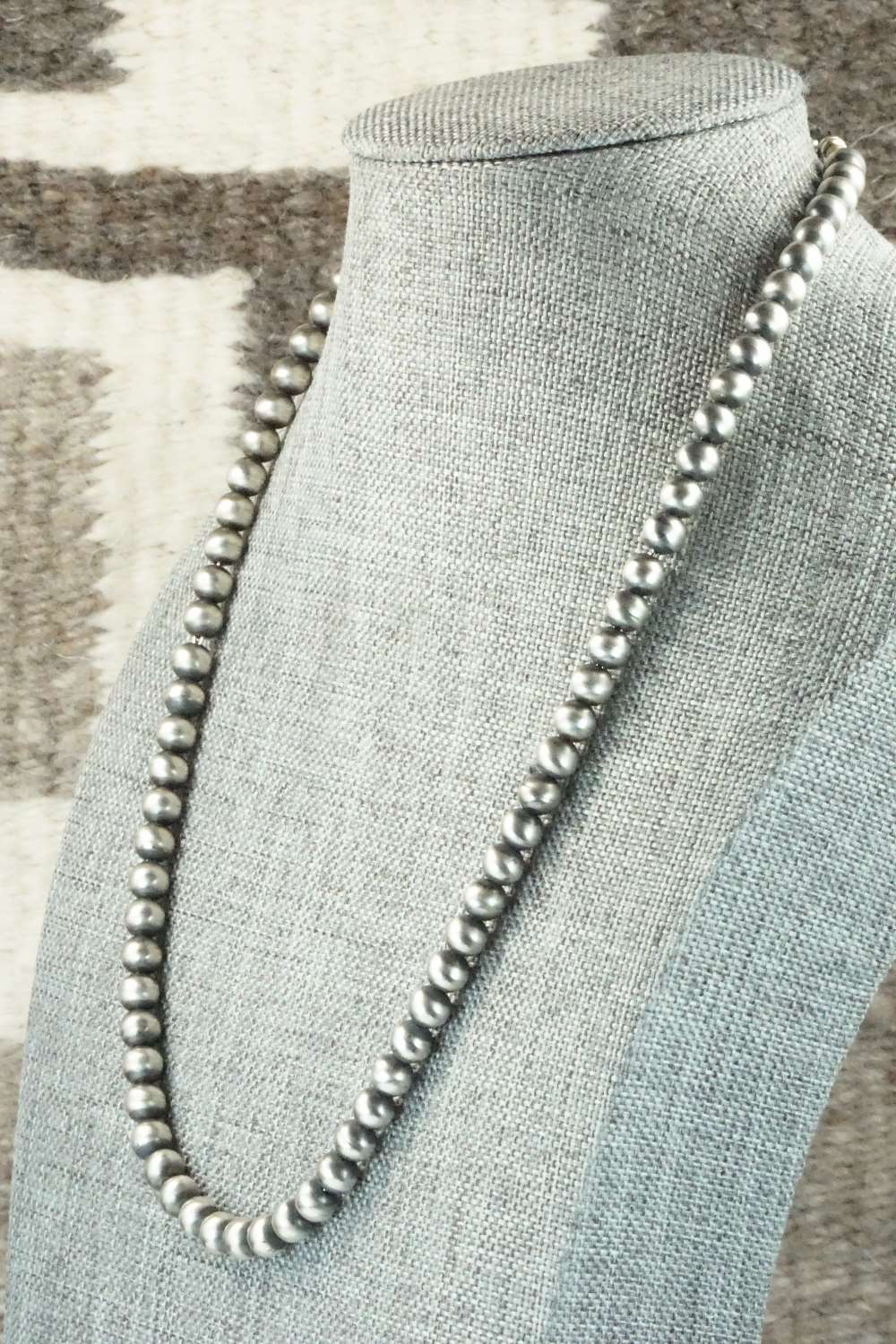 Sterling Silver Navajo Pearl Necklace - Jan Mariano