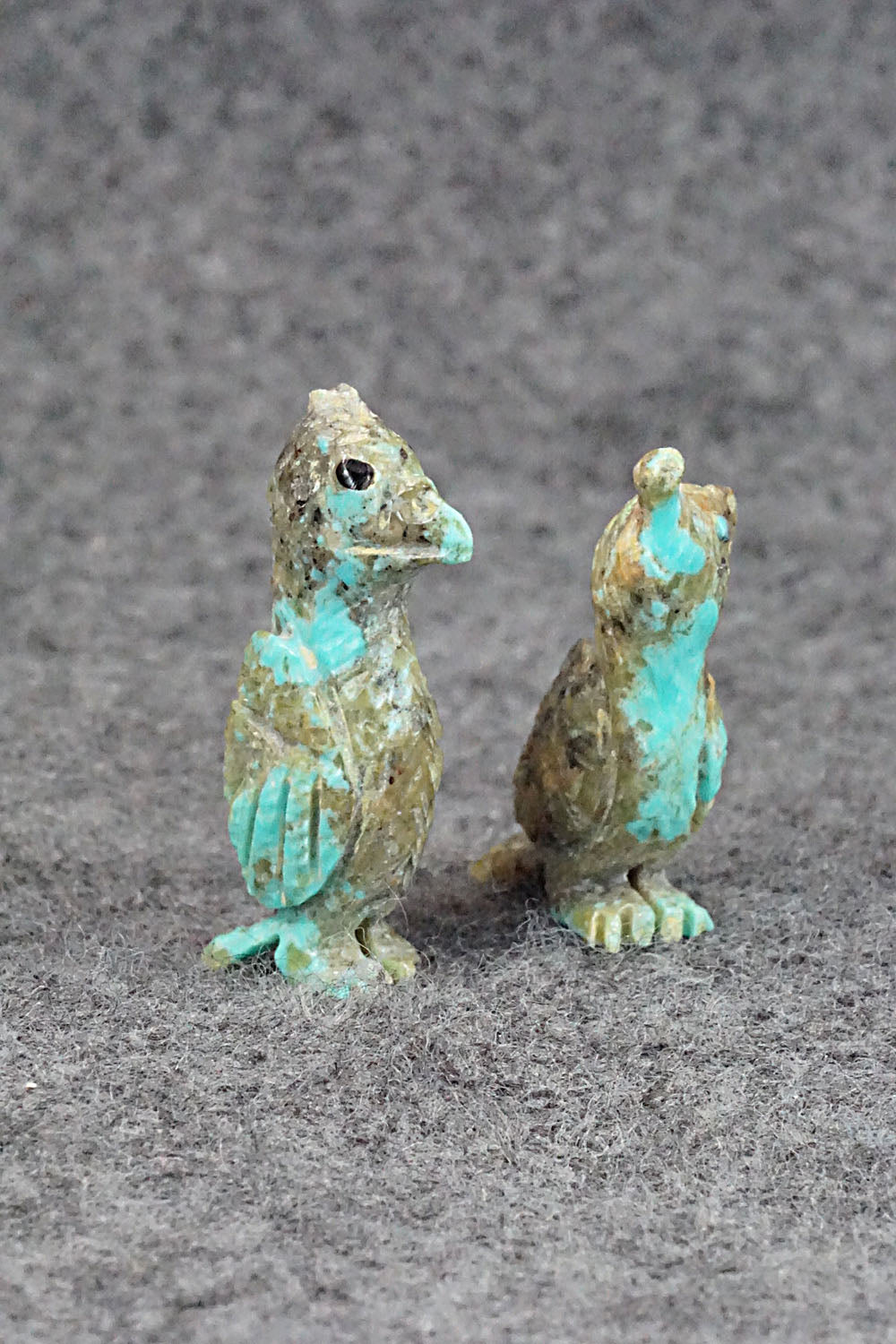 Quail Zuni Fetish Carvings - Jonas Hustito