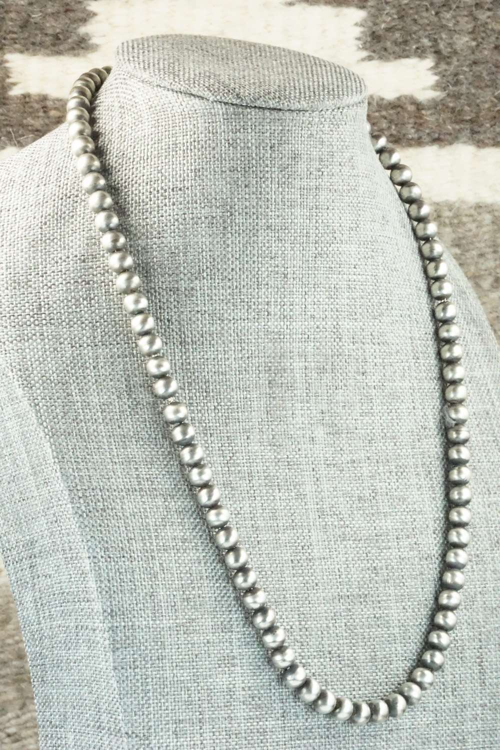 Sterling Silver Navajo Pearl Necklace - Jan Mariano