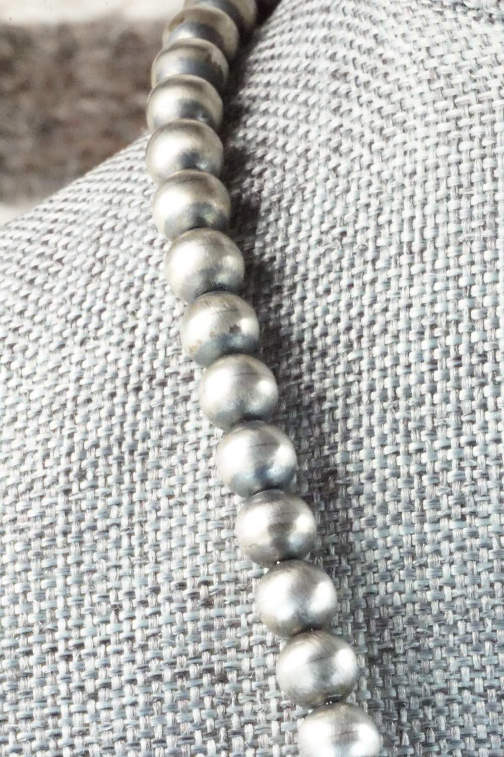 Sterling Silver Navajo Pearl Necklace - Jan Mariano