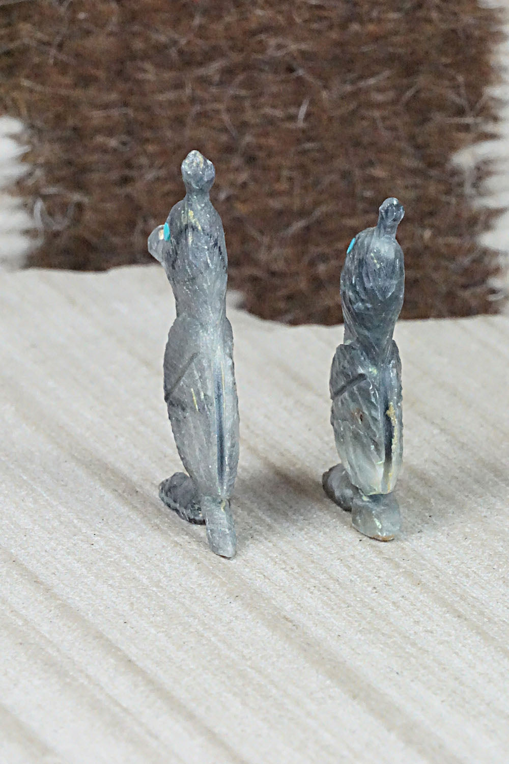 Quail Zuni Fetish Carvings - Jonas Hustito