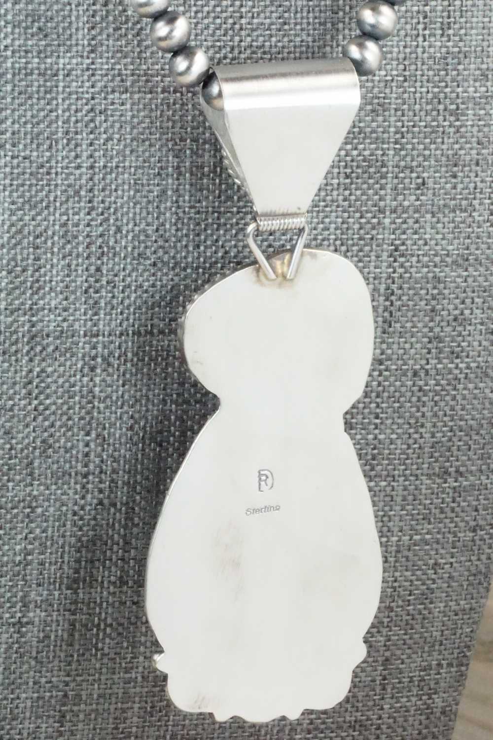 Turquoise & Sterling Silver Necklace - Raymond Delgarito