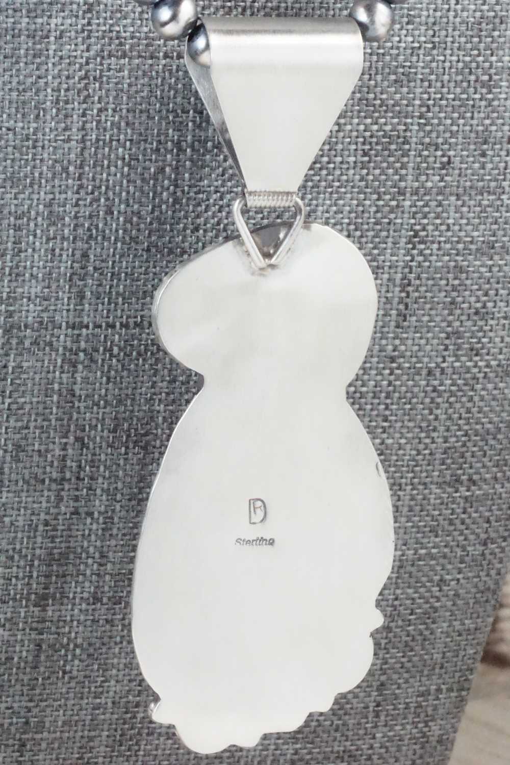 Turquoise & Sterling Silver Necklace - Raymond Delgarito