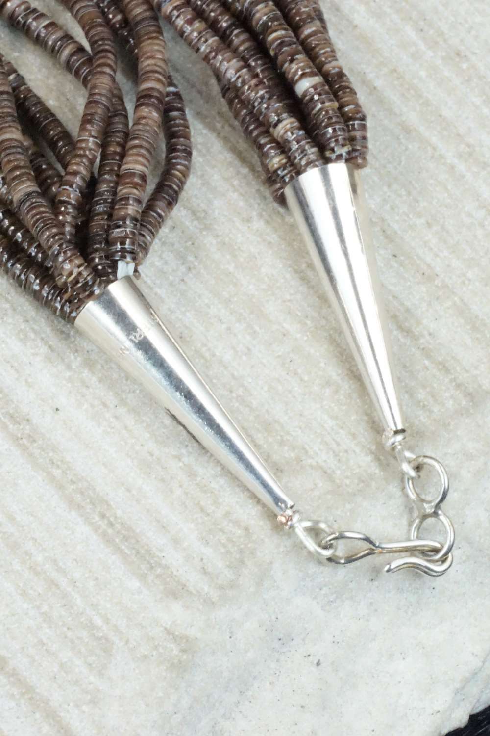 Shell & Sterling Silver Necklace - Ramona Bird