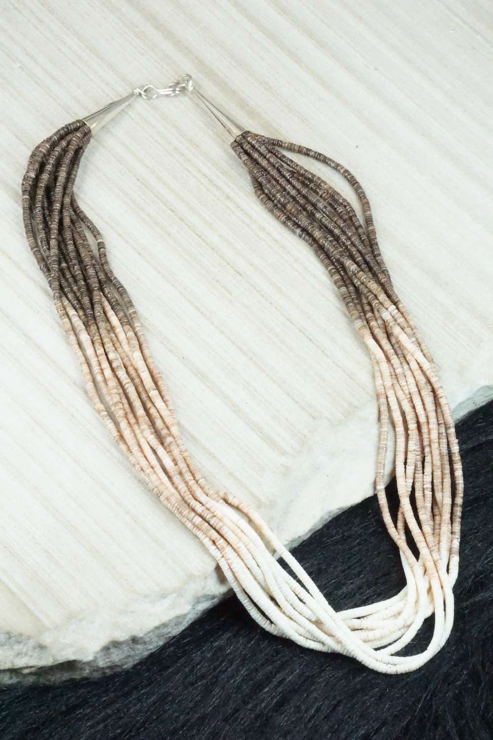 Shell & Sterling Silver Necklace - Ramona Bird