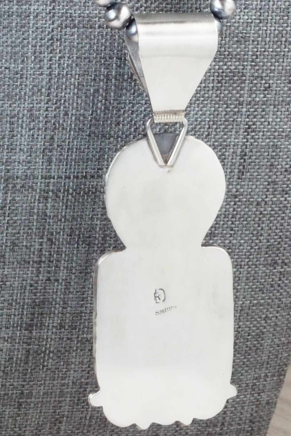 Turquoise & Sterling Silver Necklace - Raymond Delgarito