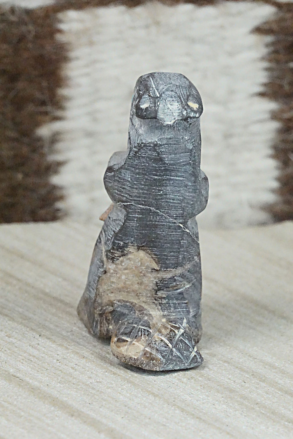 Beaver Zuni Fetish Carving - Jerrold Lahaleon