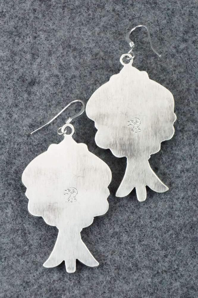 Turquoise & Sterling Silver Earrings - Bobby Platero