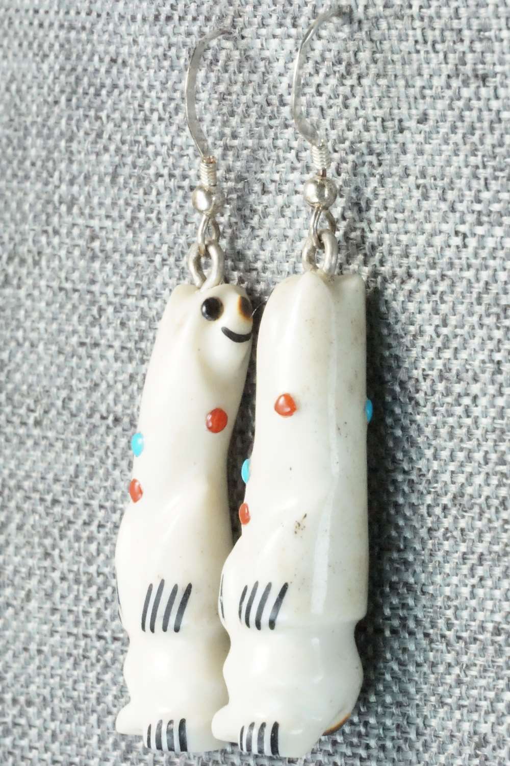 Antler & Sterling Silver Earrings - Claudia Peina