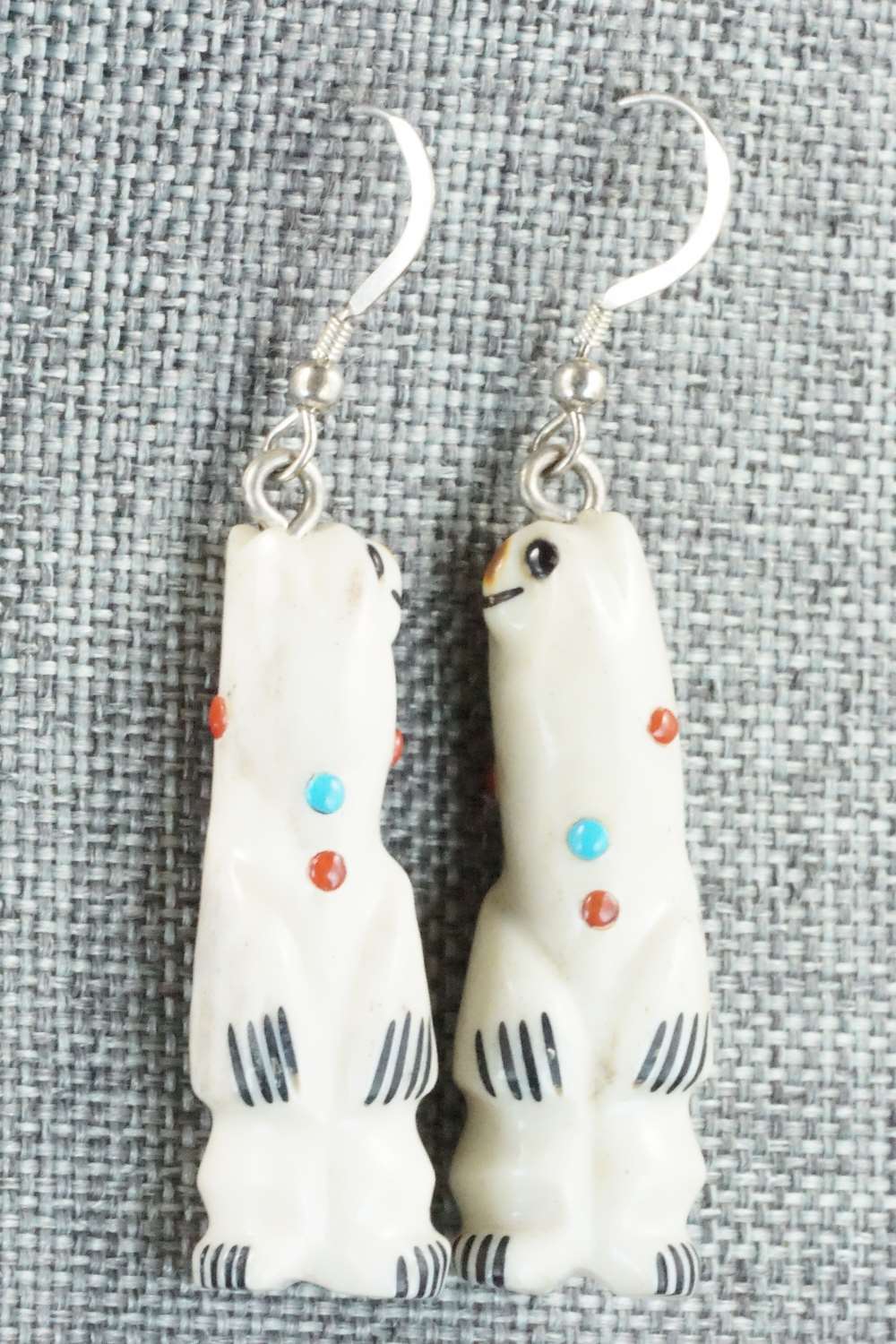 Antler & Sterling Silver Earrings - Claudia Peina
