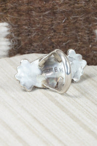 Spiny Oyster & Sterling Silver Ring - Selina Warner - Size 6.25