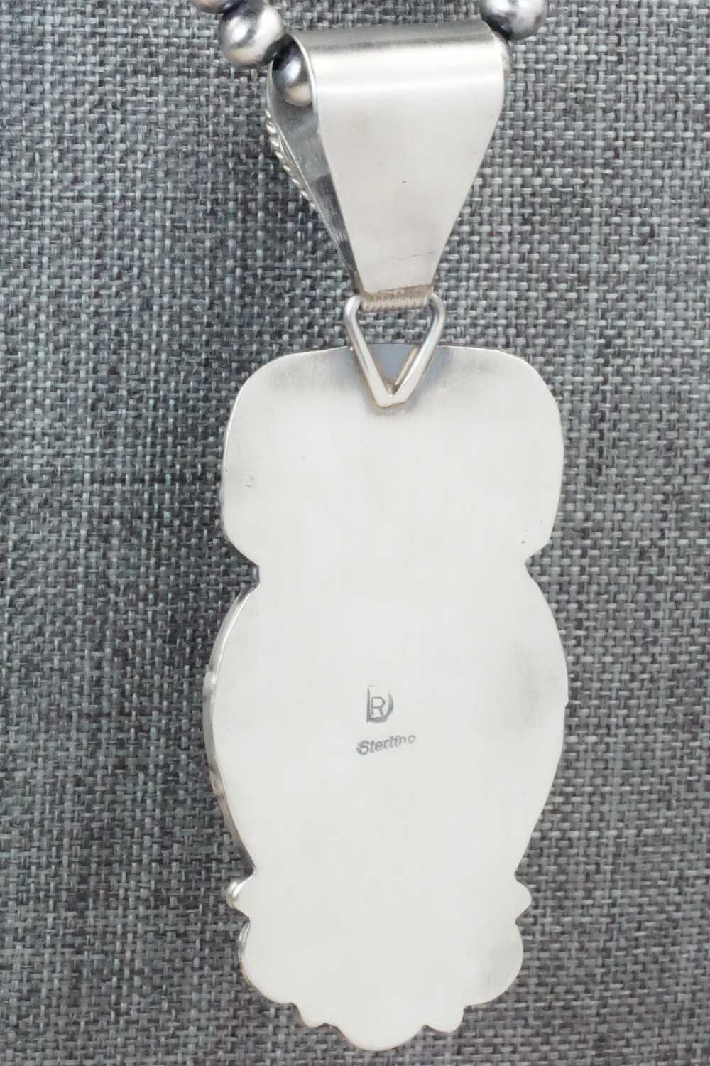 Turquoise & Sterling Silver Necklace - Raymond Delgarito