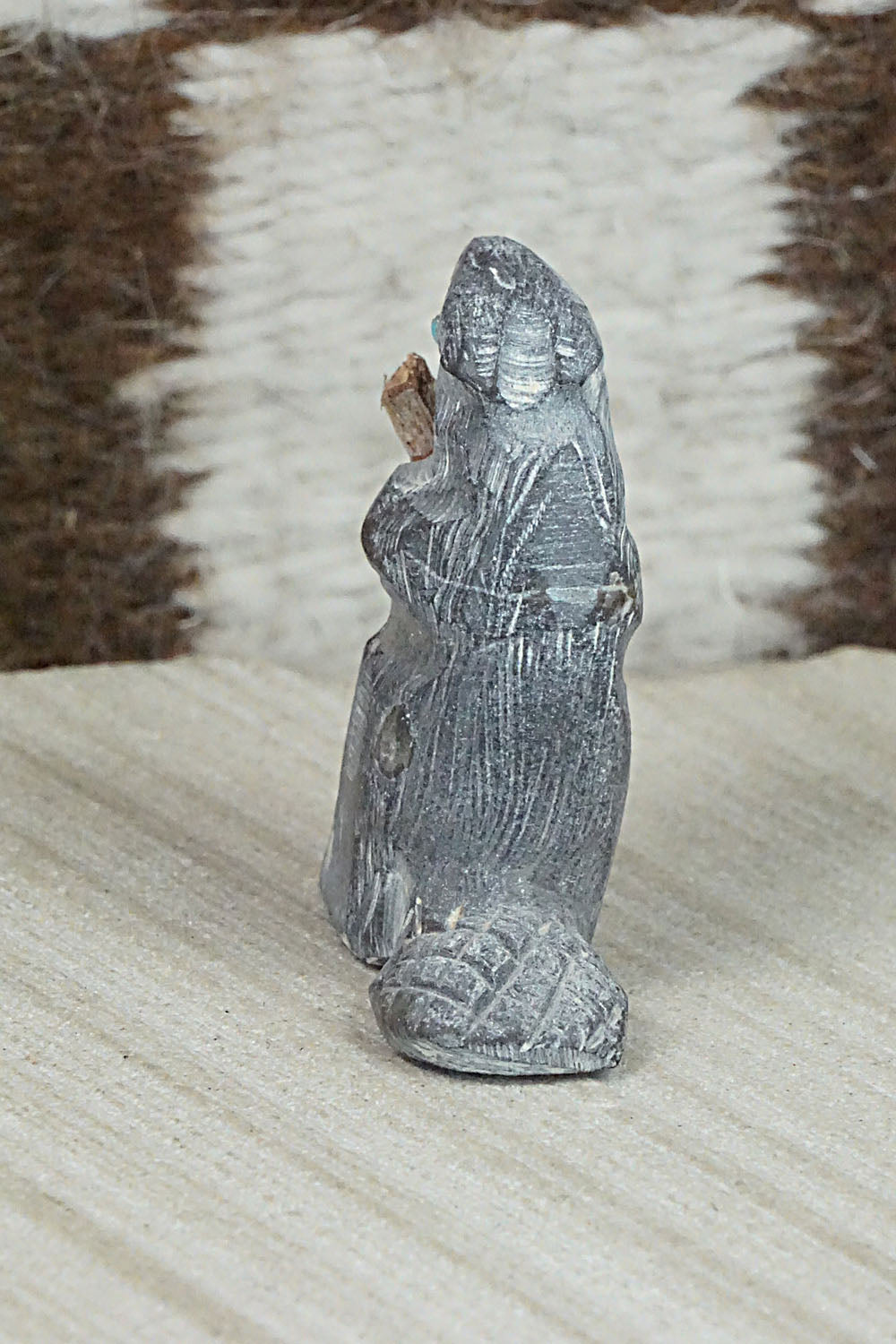 Beaver Zuni Fetish Carving - Jerrold Lahaleon