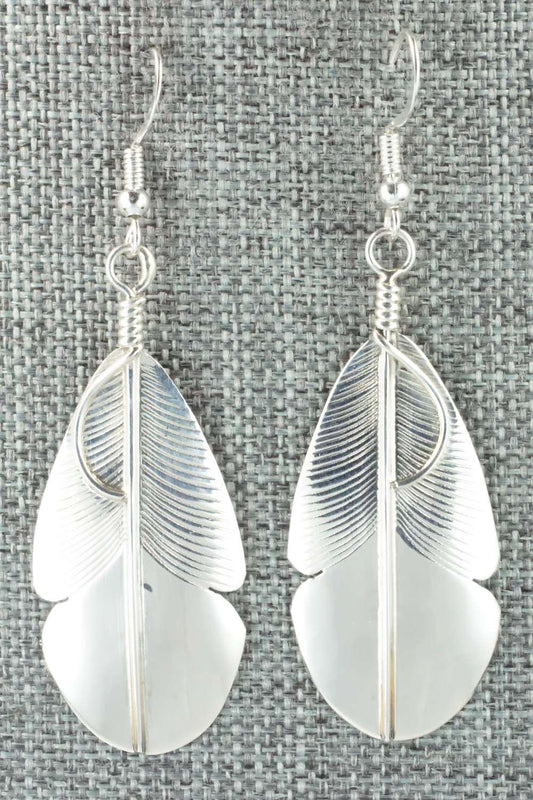 Sterling Silver Earrings - Navajo