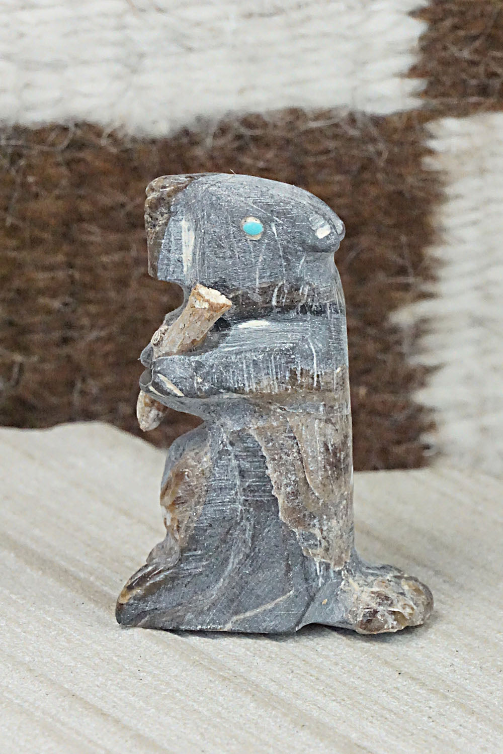 Beaver Zuni Fetish Carving - Jerrold Lahaleon
