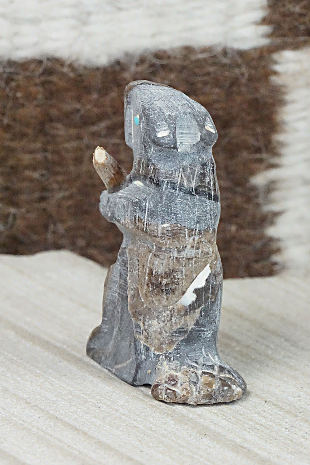 Beaver Zuni Fetish Carving - Jerrold Lahaleon