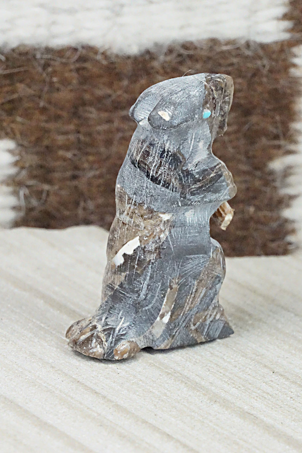 Beaver Zuni Fetish Carving - Jerrold Lahaleon