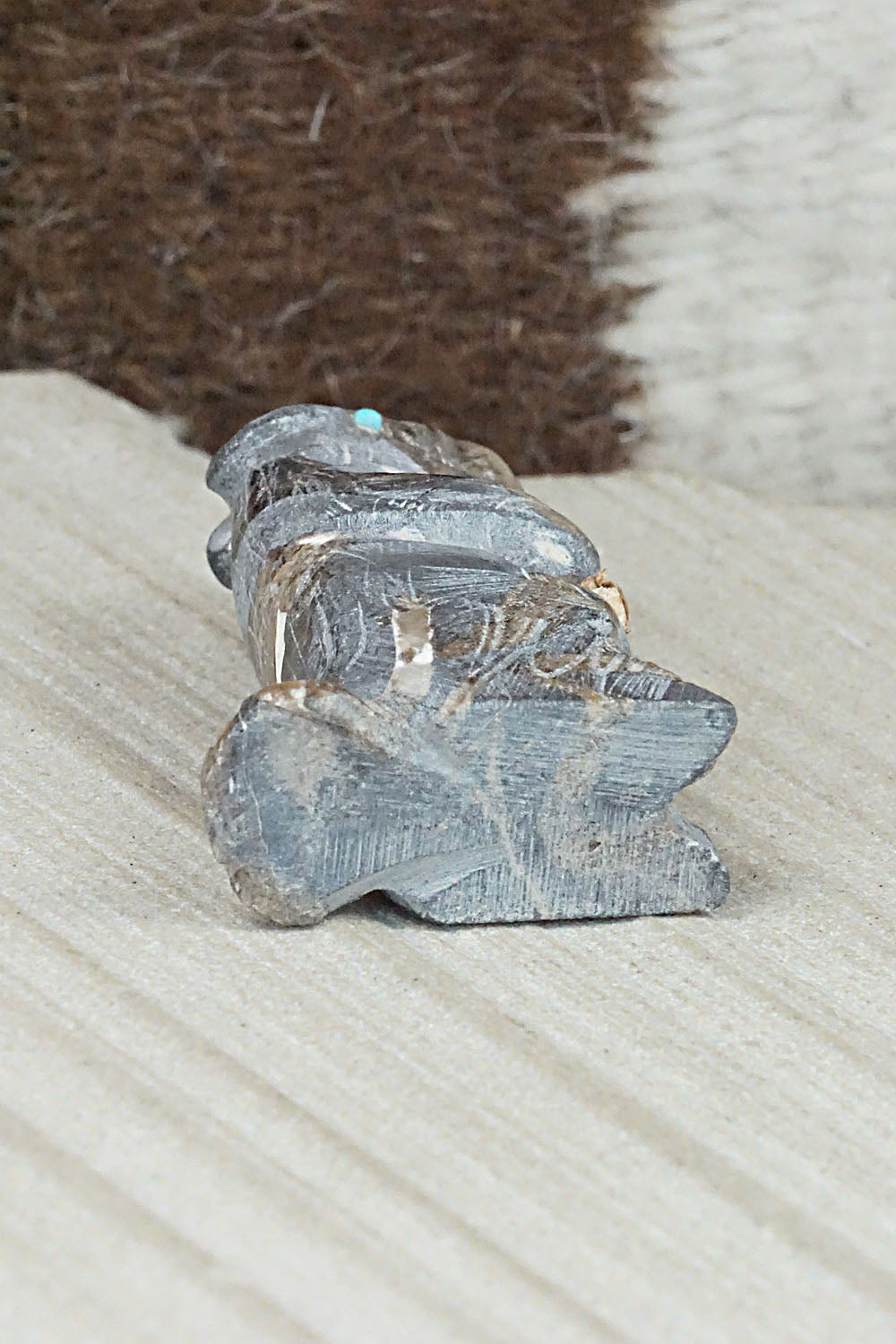 Beaver Zuni Fetish Carving - Jerrold Lahaleon
