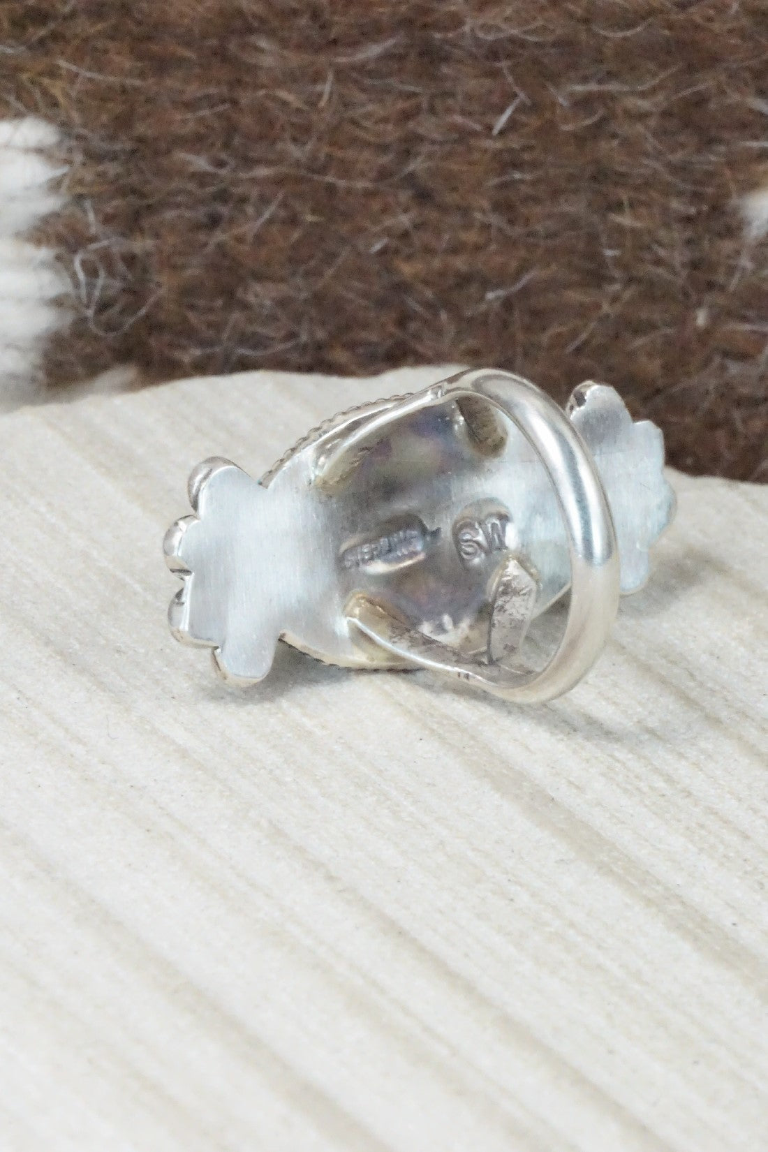 Turquoise & Sterling Silver Ring - Selina Warner - Size 5.75