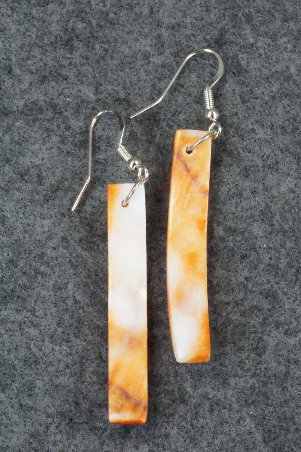 Spiny Oyster & Sterling Silver Earrings - Jesus Espino