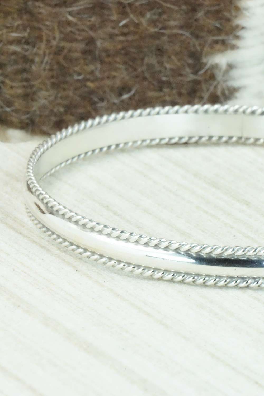 Sterling Silver Bangle - Elaine Tahe