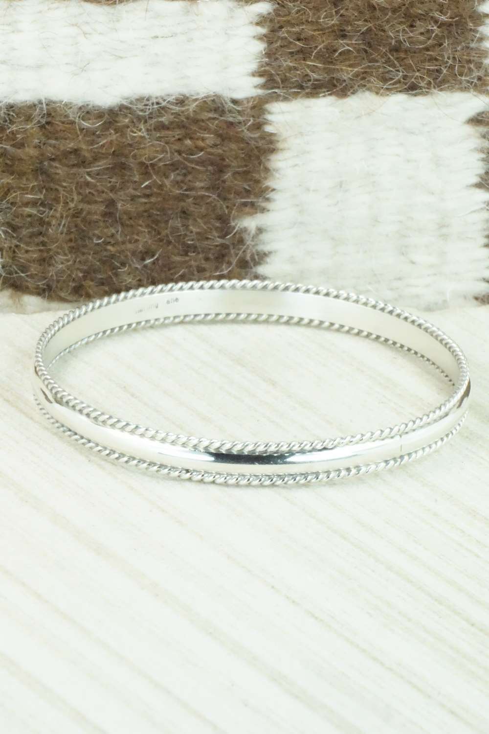 Sterling Silver Bangle - Elaine Tahe