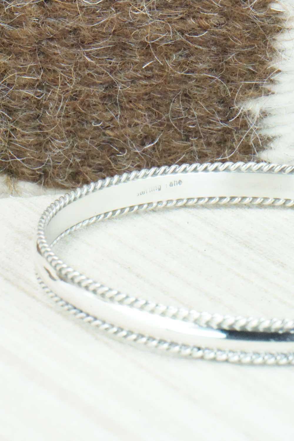 Sterling Silver Bangle - Elaine Tahe