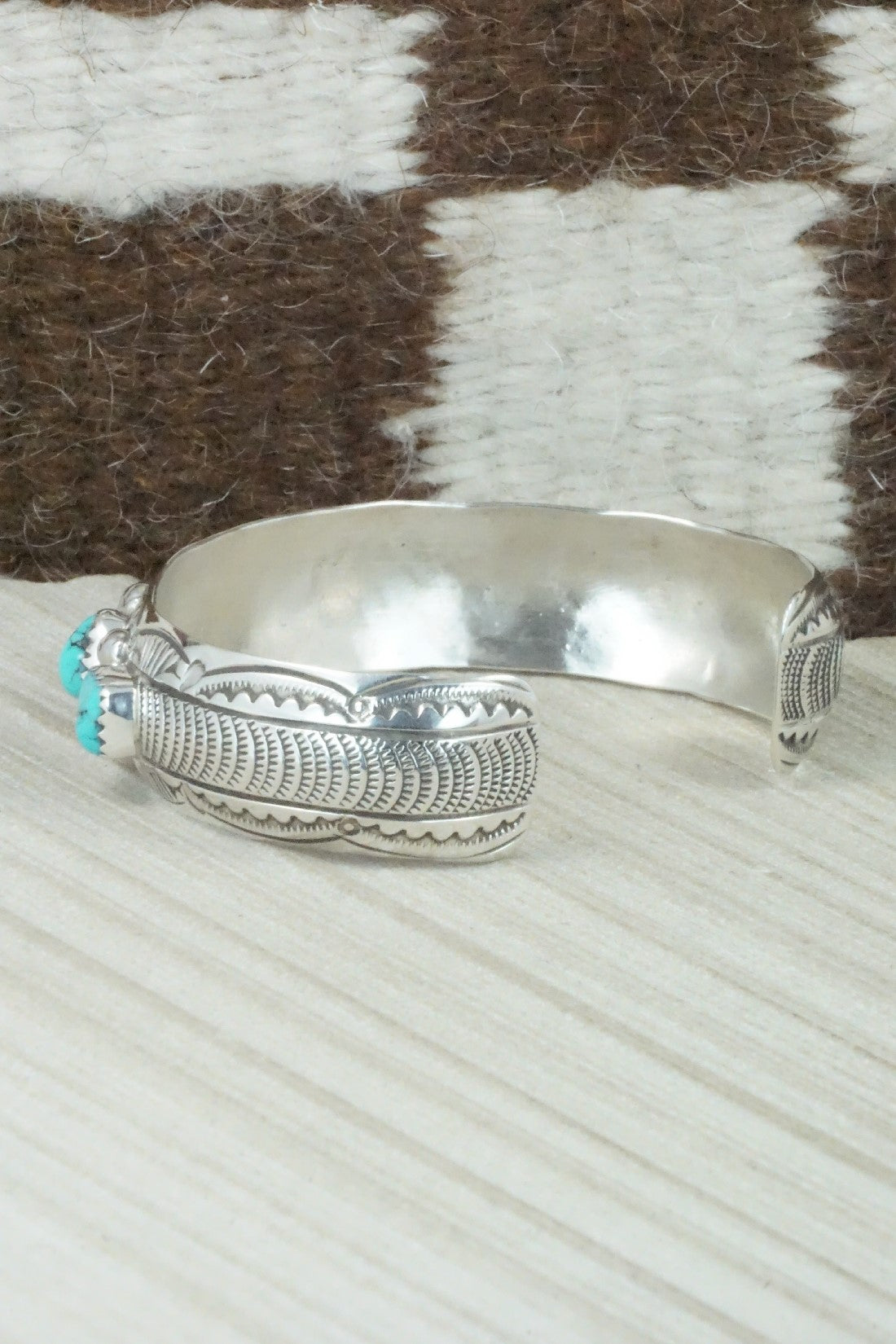 Turquoise & Sterling Silver Bracelet - Grace Silver