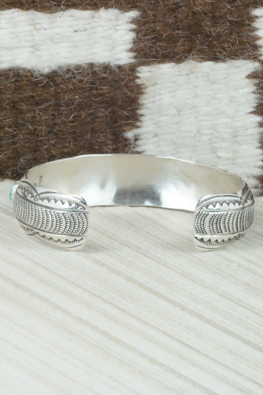 Turquoise & Sterling Silver Bracelet - Grace Silver