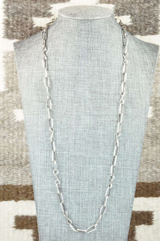 Sterling Silver Chain Necklace - Katherine Yazzie