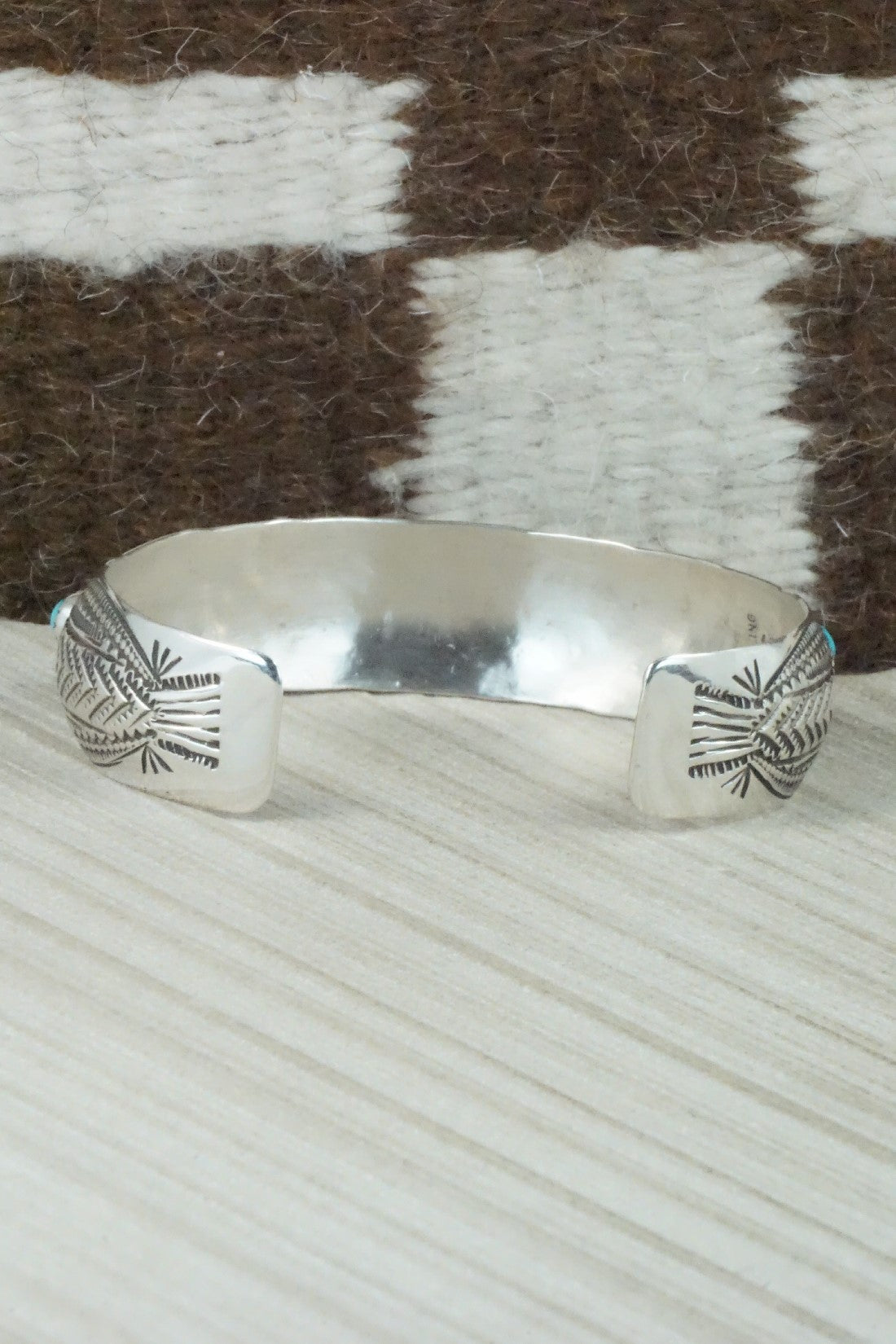 Turquoise & Sterling Silver Bracelet - Grace Silver