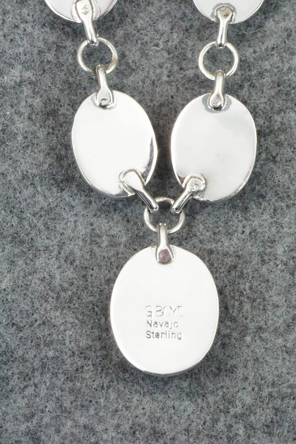 Mother of Pearl & Sterling Silver Necklace and Earrings - Garrison Boyd