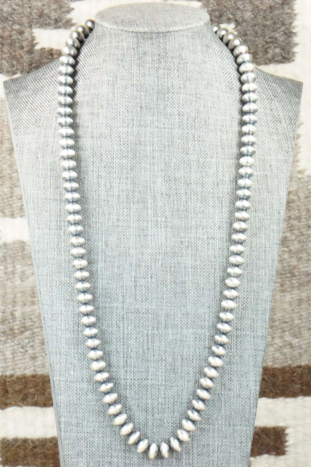 Sterling Silver Navajo Pearl Necklace - Jan Mariano