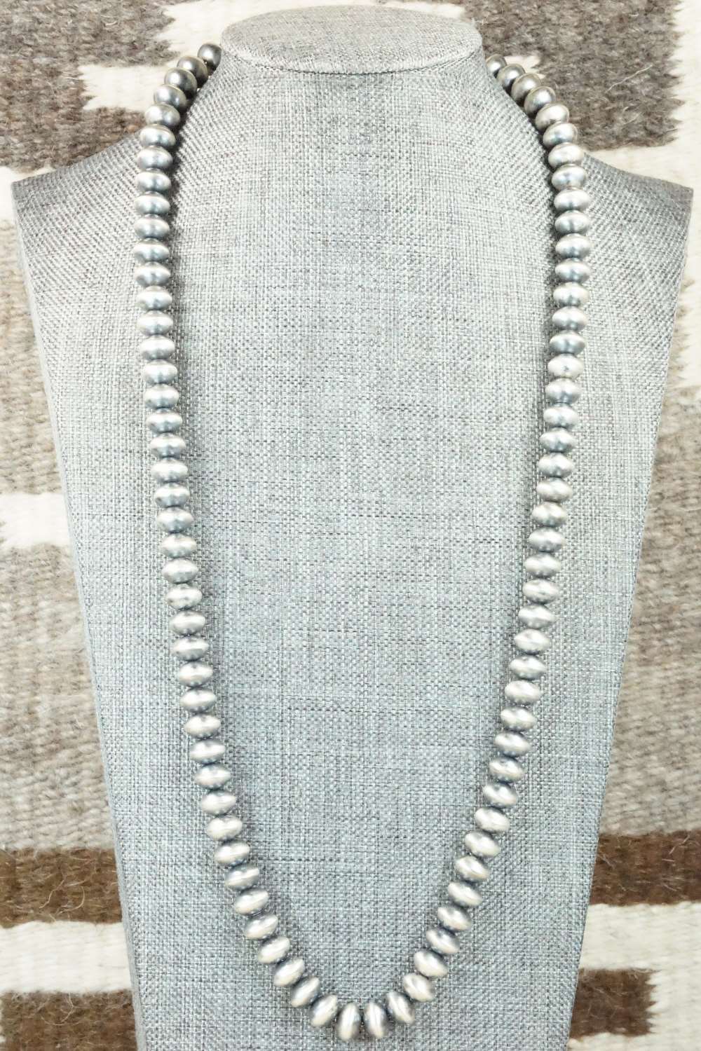 Sterling Silver Navajo Pearl Necklace - Jan Mariano