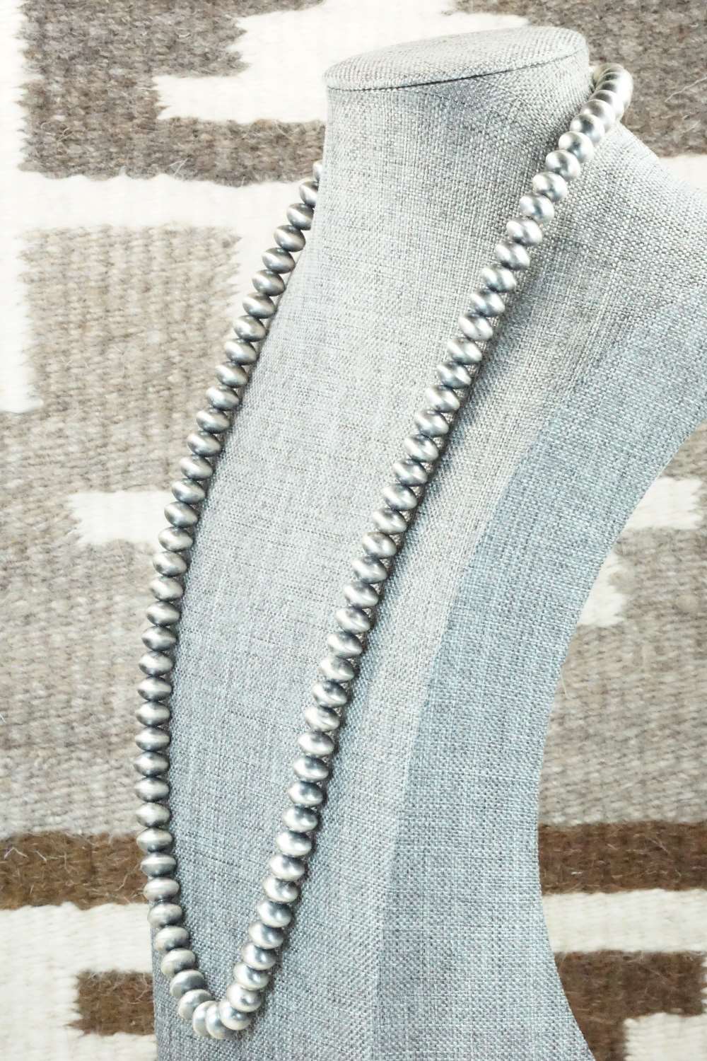 Sterling Silver Navajo Pearl Necklace - Jan Mariano