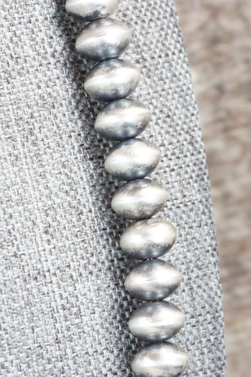 Sterling Silver Navajo Pearl Necklace - Jan Mariano