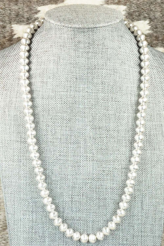 Sterling Silver Navajo Pearl Necklace - Tonisha Haley