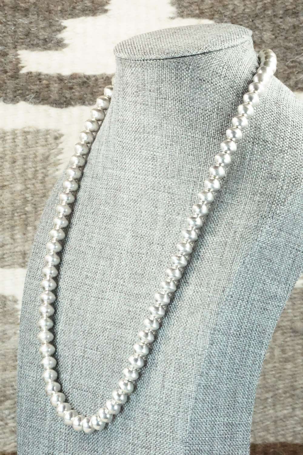 Sterling Silver Navajo Pearl Necklace - Tonisha Haley