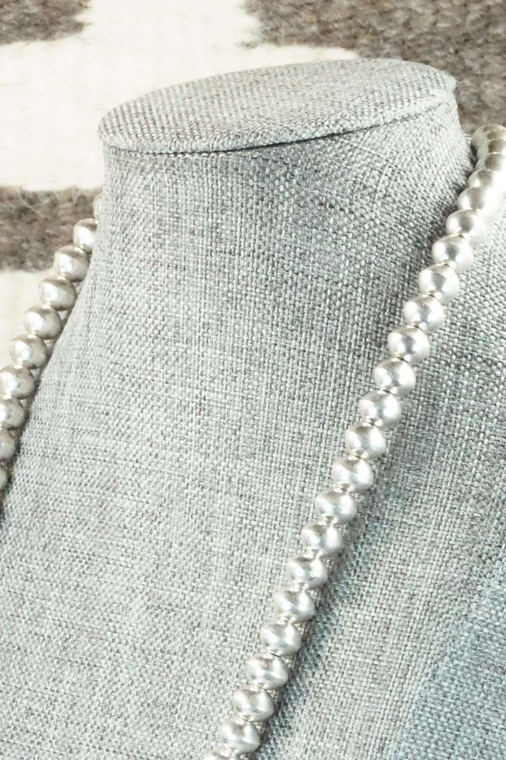 Sterling Silver Navajo Pearl Necklace - Tonisha Haley