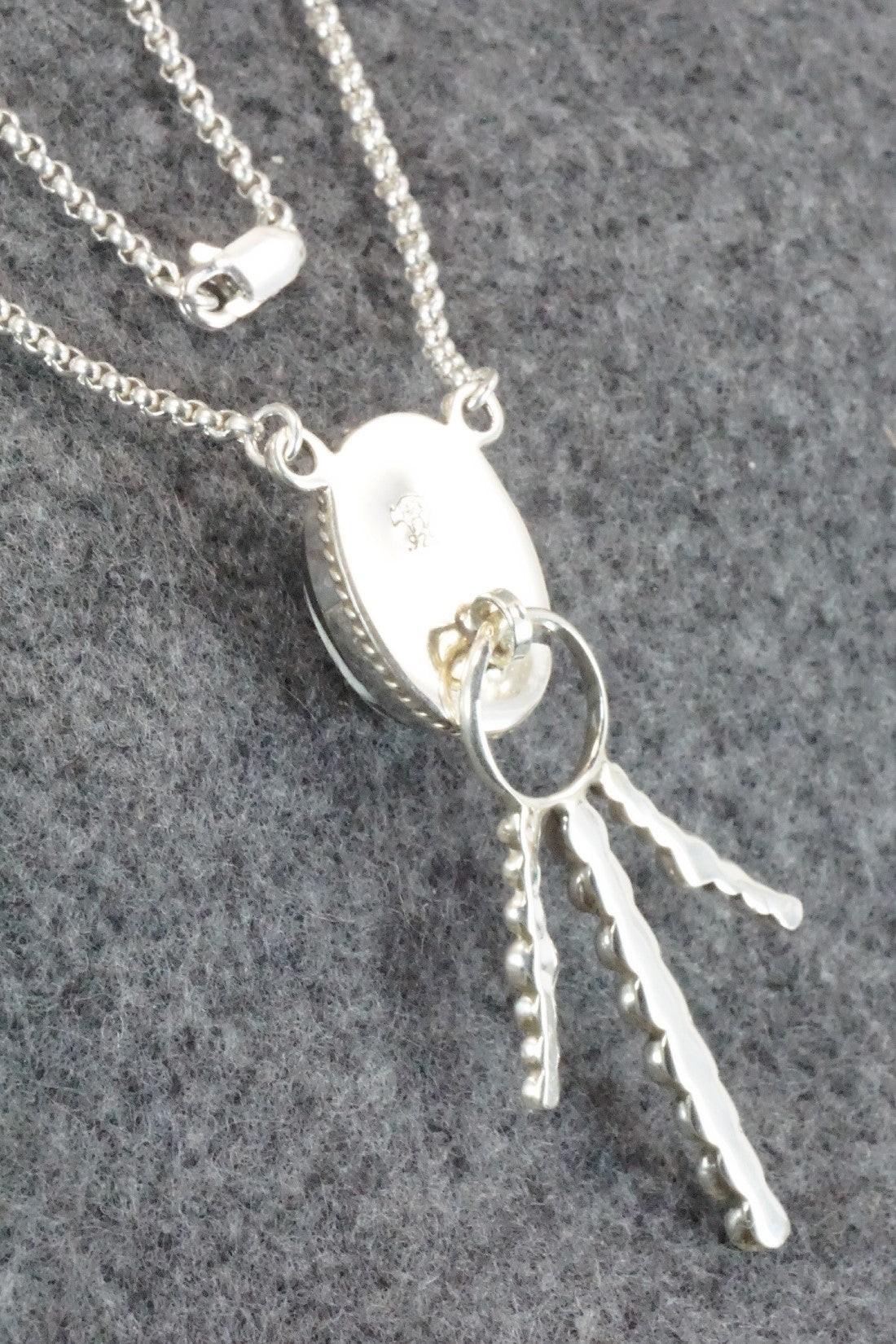 White Buffalo & Sterling Silver Necklace - Angie Platero