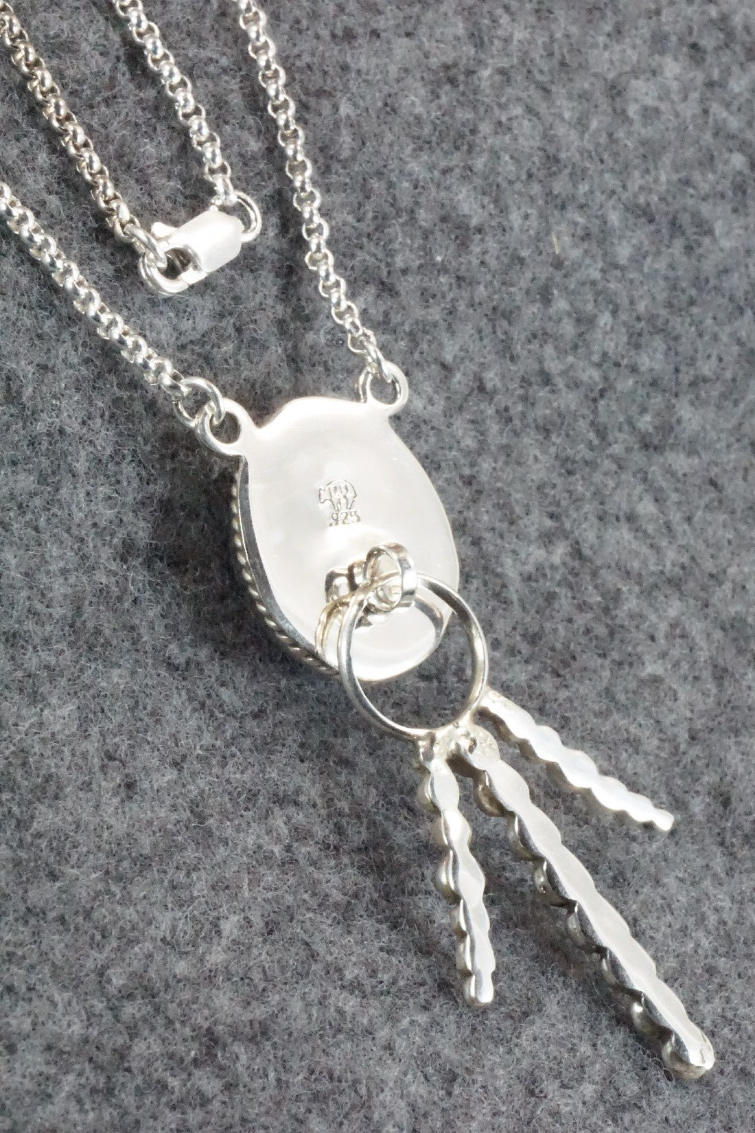 White Buffalo & Sterling Silver Necklace - Angie Platero