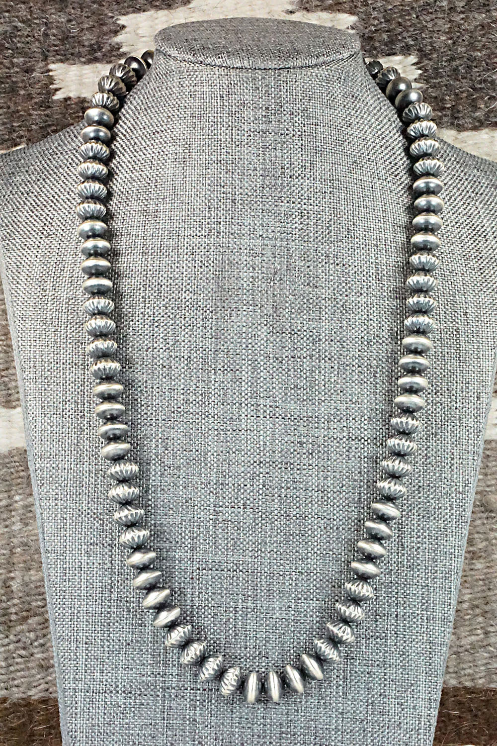 Sterling Silver Navajo Pearl Necklace - Presley Haley