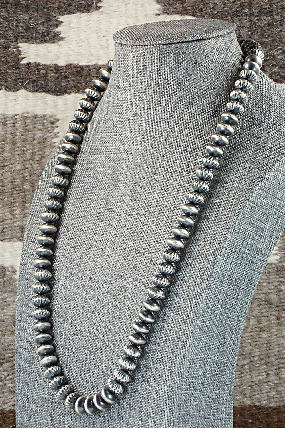 Sterling Silver Navajo Pearl Necklace - Presley Haley