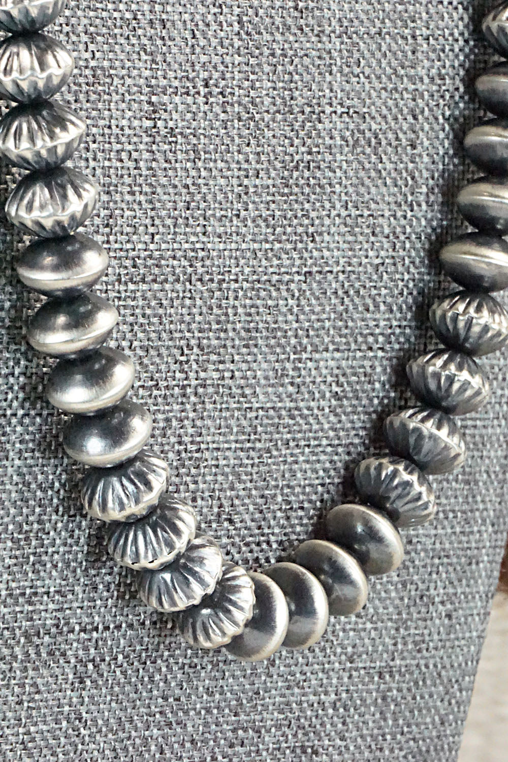 Sterling Silver Navajo Pearl Necklace - Presley Haley