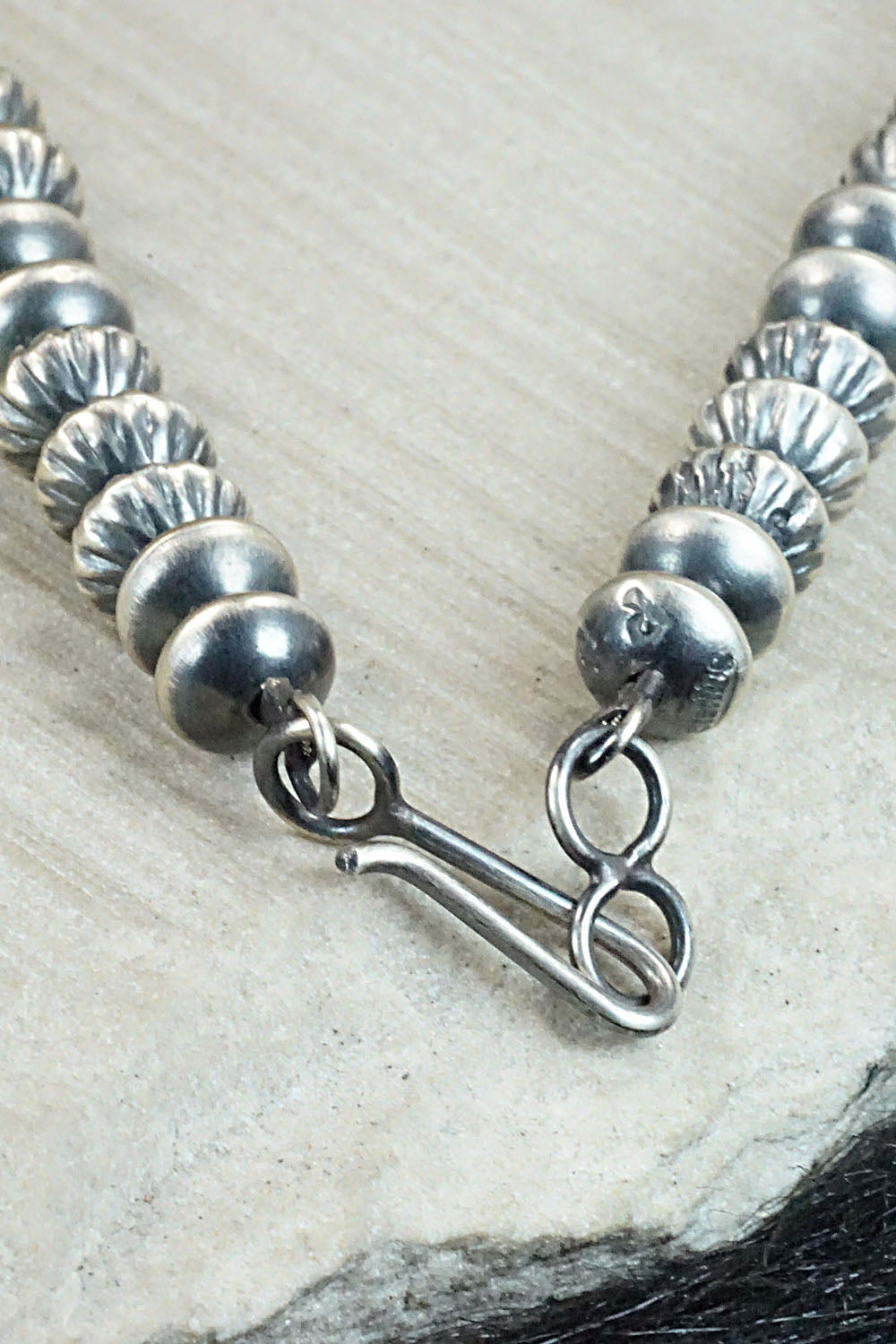 Sterling Silver Navajo Pearl Necklace - Presley Haley