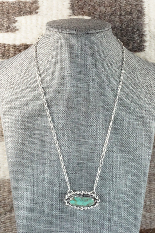 Turquoise & Sterling Silver Necklace - Sadie Jim
