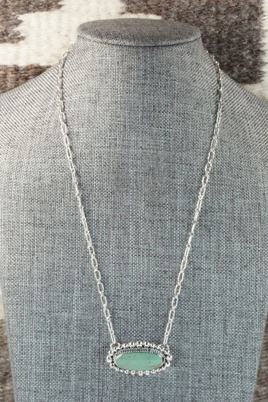 Turquoise & Sterling Silver Necklace - Sadie Jim