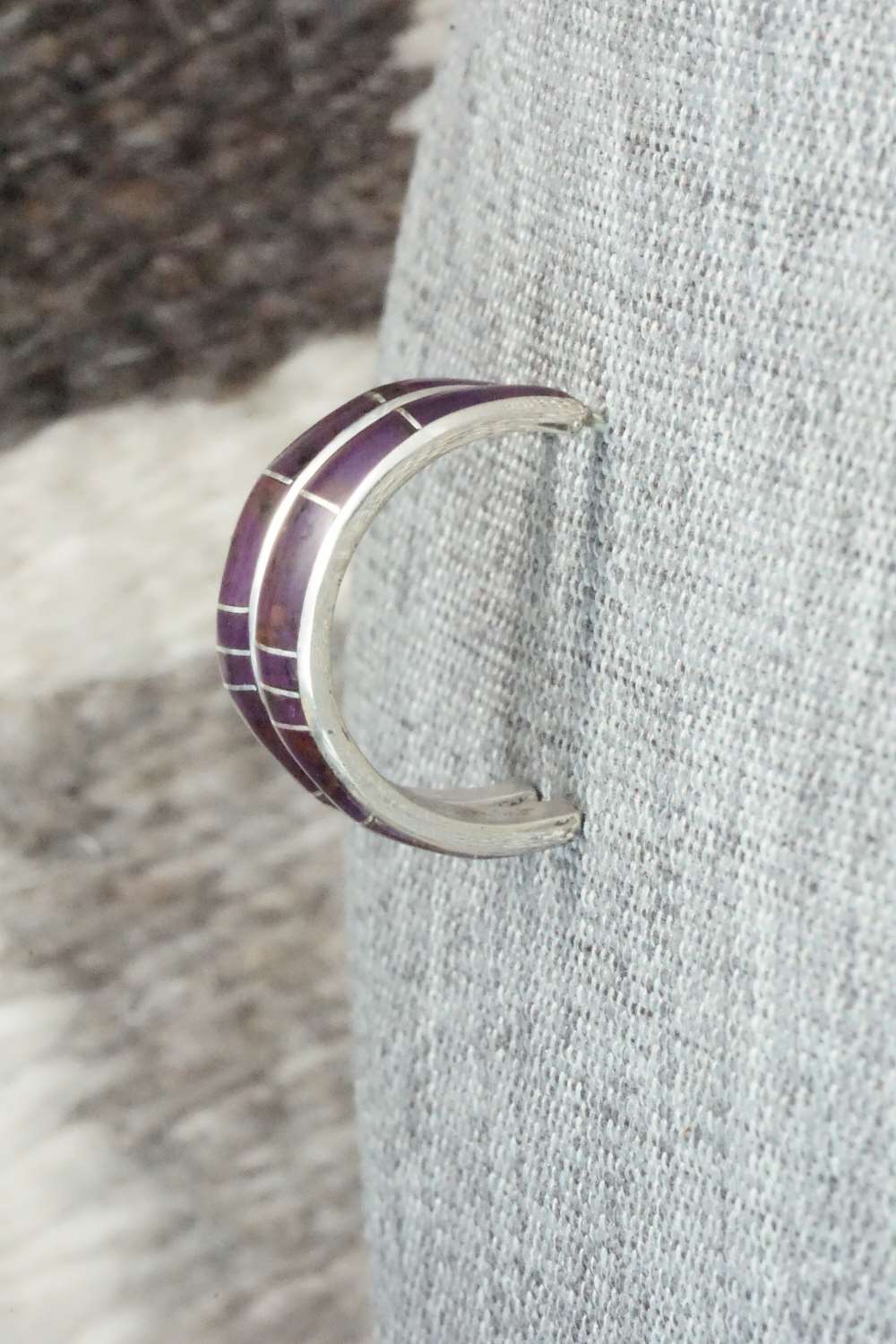 Charoite & Sterling Silver Earrings - Phil Chavez