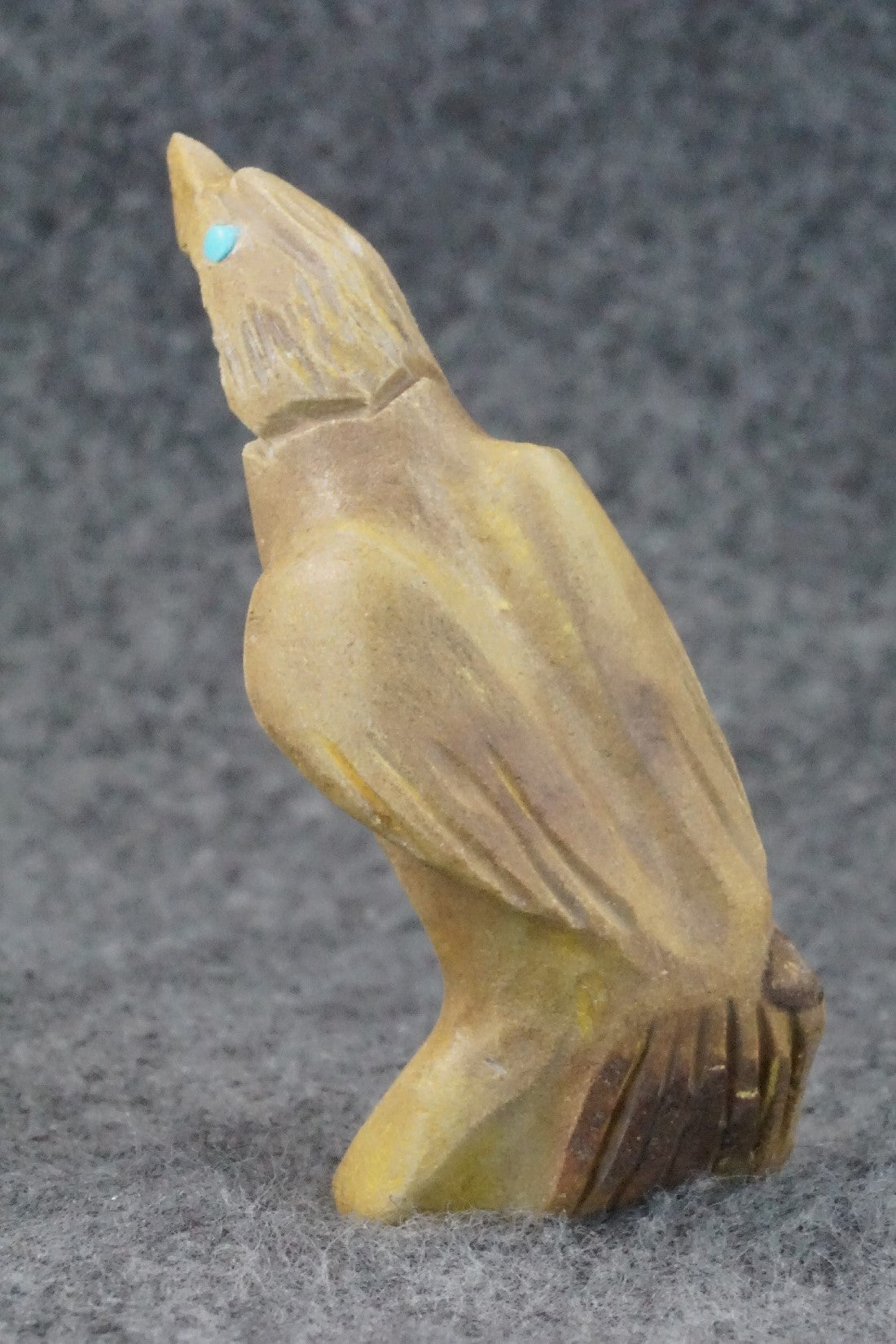 Eagle Zuni Fetish Carving - Alvin Calavaza