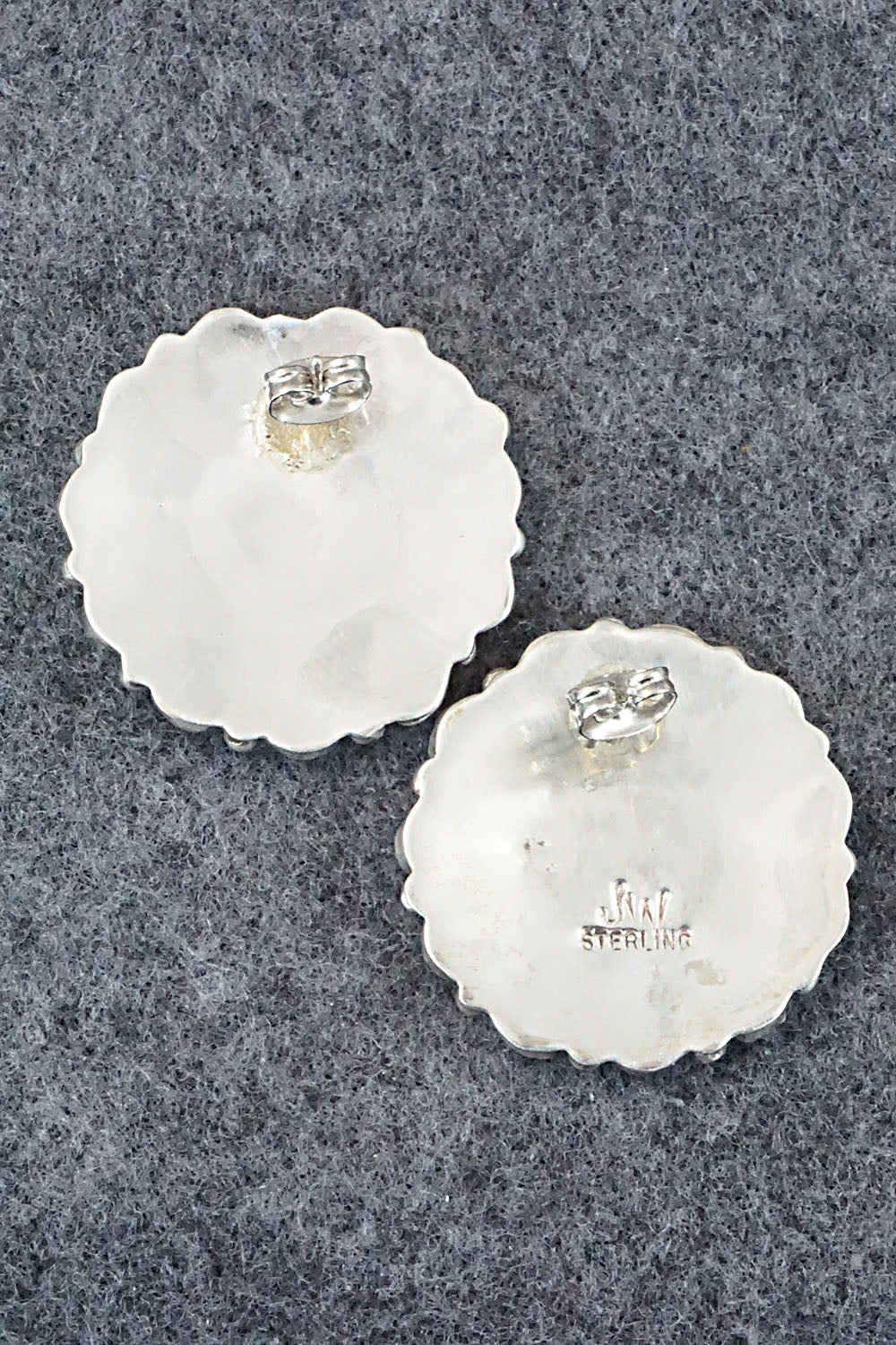 Turquoise & Sterling Silver Earrings - Justina Wilson